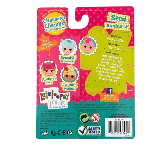 LALALOOPSY Minis Seed Sunburst 1 Of Series 15 Seasons Collection NEW - Picture 6 of 10